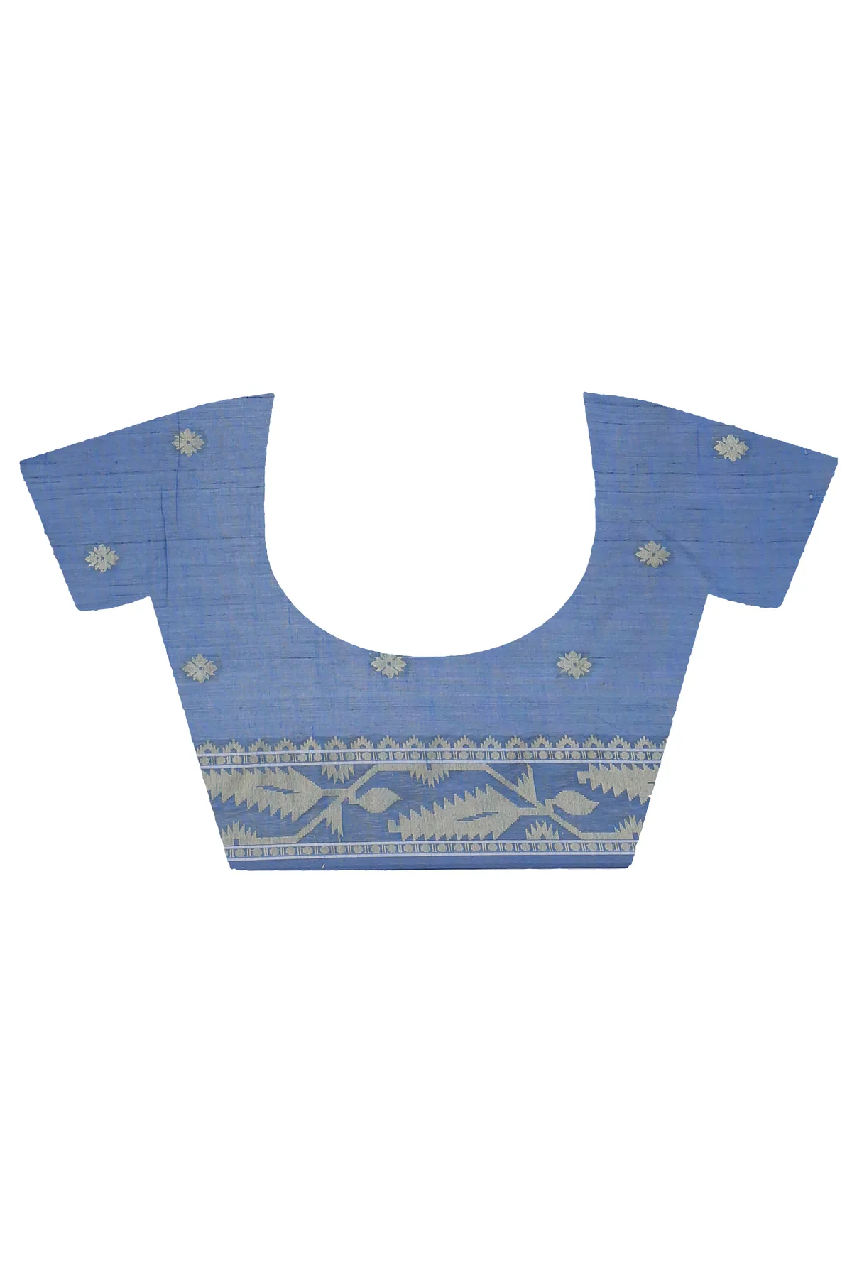 DipDiya Pure Cotton Blue Tuma Tradition in Every Thread Handloom Sarees