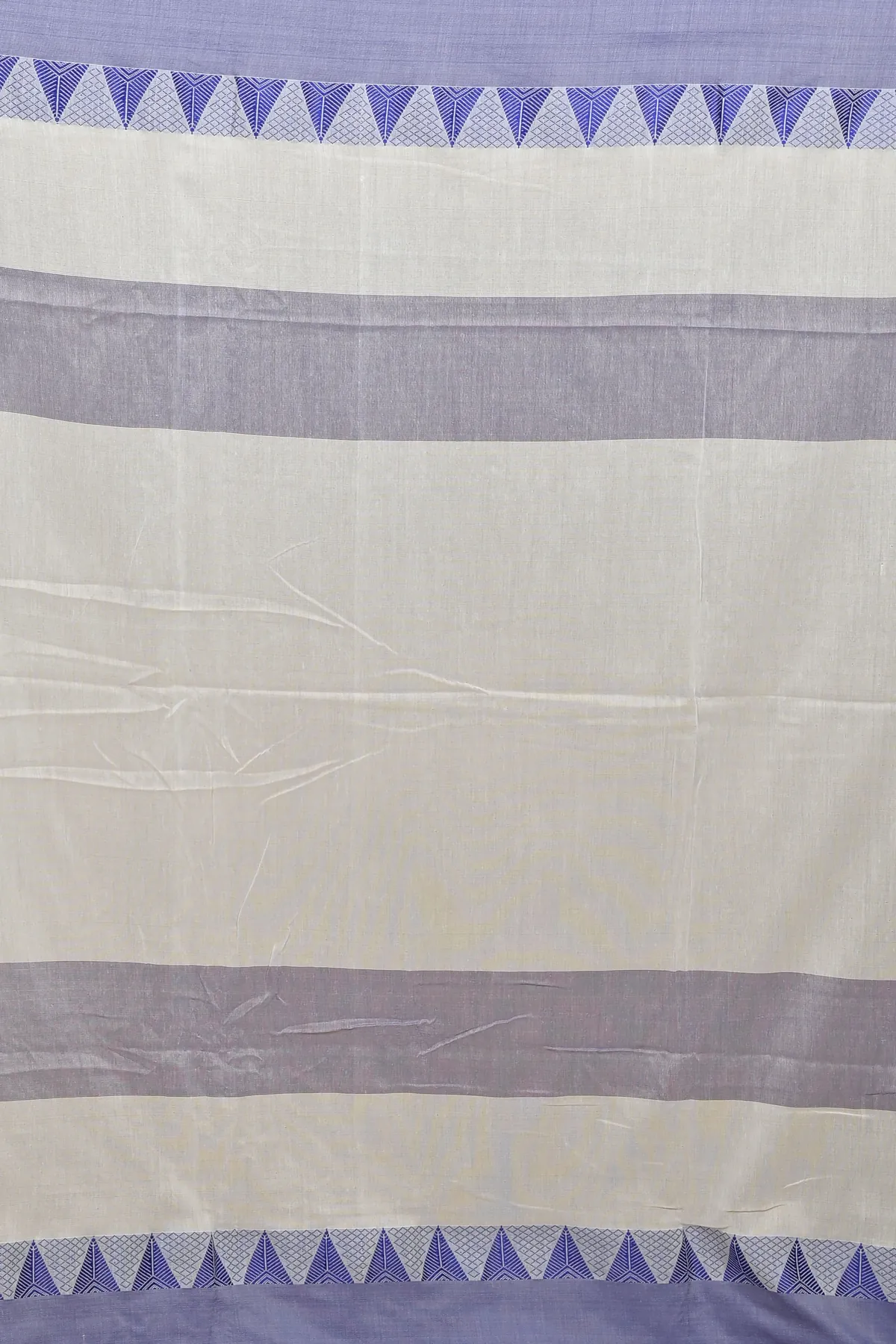 DipDiya Pure Cotton Blue White Hiran Timeless Bengal Handloom Sarees