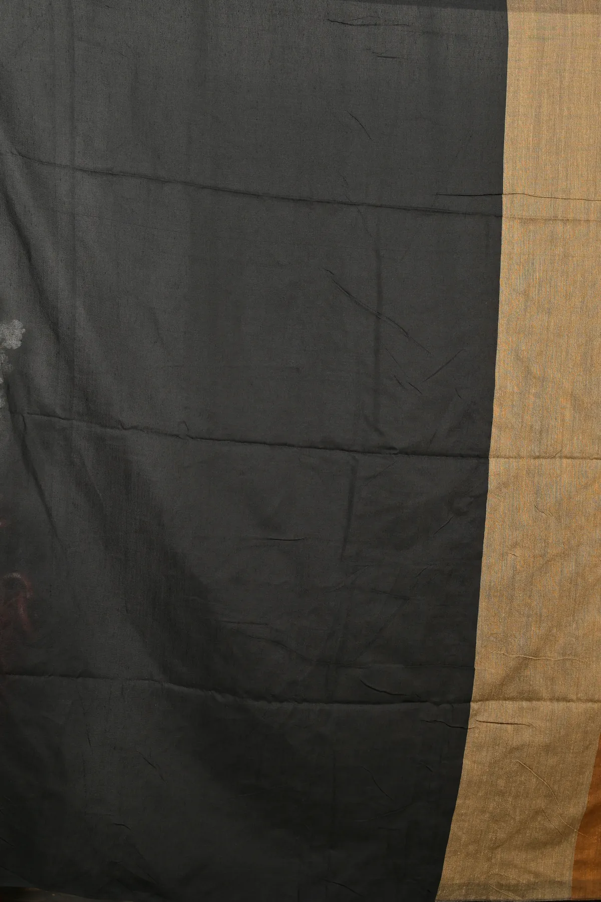DipDiya Pure Cotton Brown Green Nator Masterfully Woven Handloom Sarees