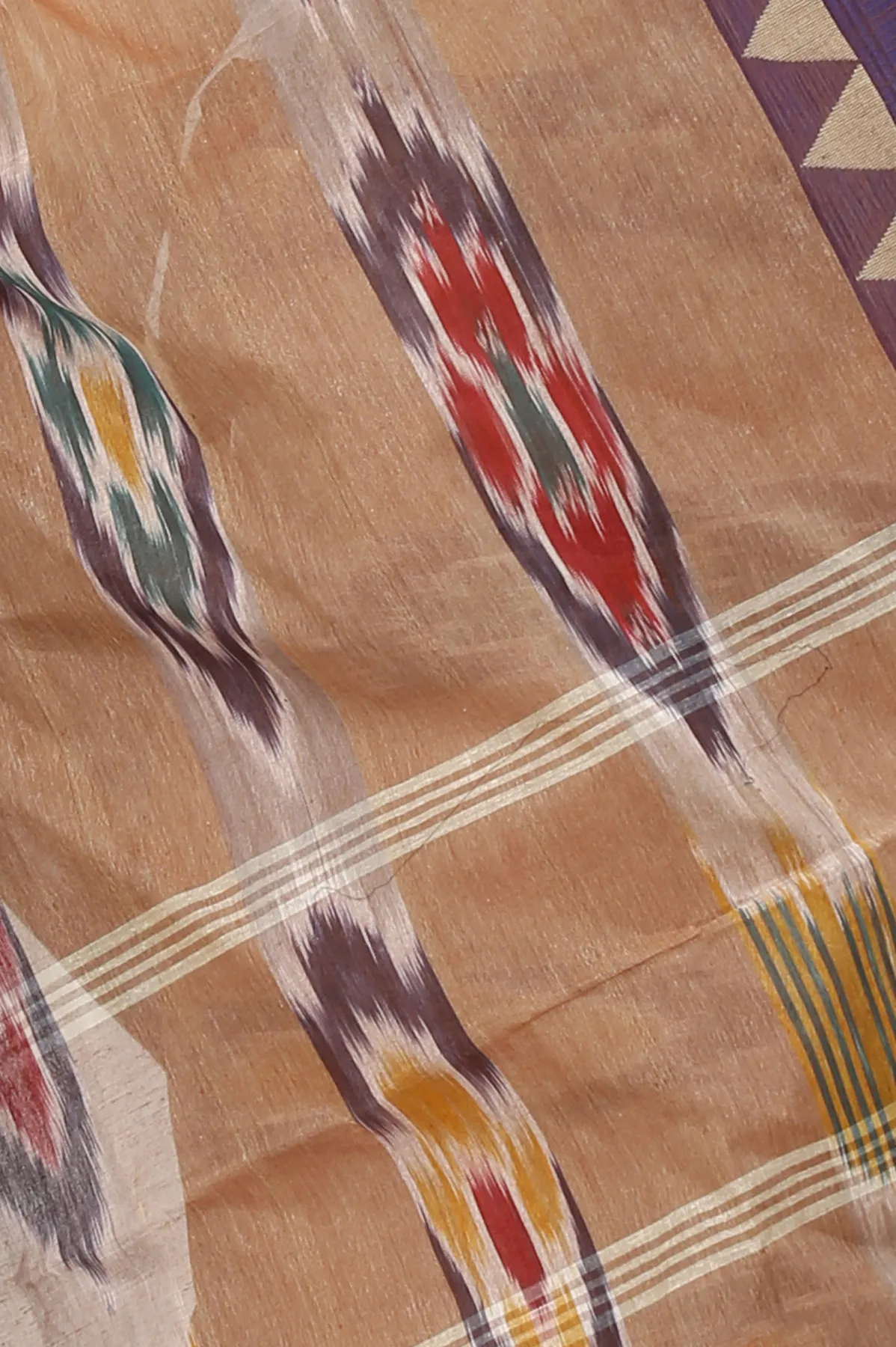 DipDiya Pure Cotton Brown Mili Masterfully Woven Tant Sarees