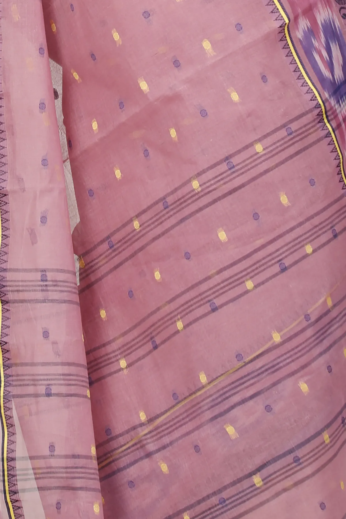 DipDiya Pure Cotton Brown Moli Grace of Bengal Tant Sarees