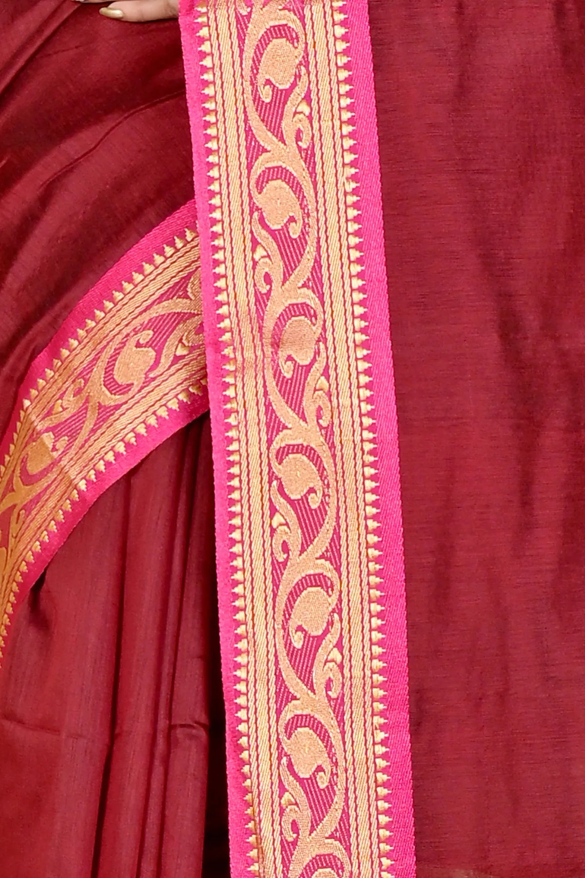 DipDiya Pure Cotton Brown Nova Essence of Bengal Handloom Sarees