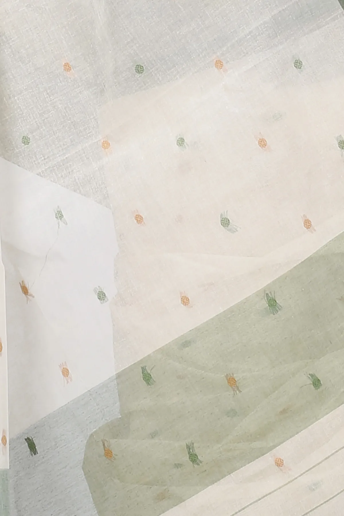 DipDiya Pure Cotton Cream Upala Rooted in Bengal Tant Sarees