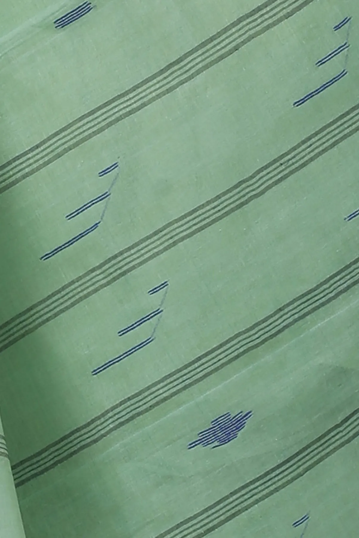 DipDiya Pure Cotton Dark Green Naman The Bengali Classic Tant Sarees