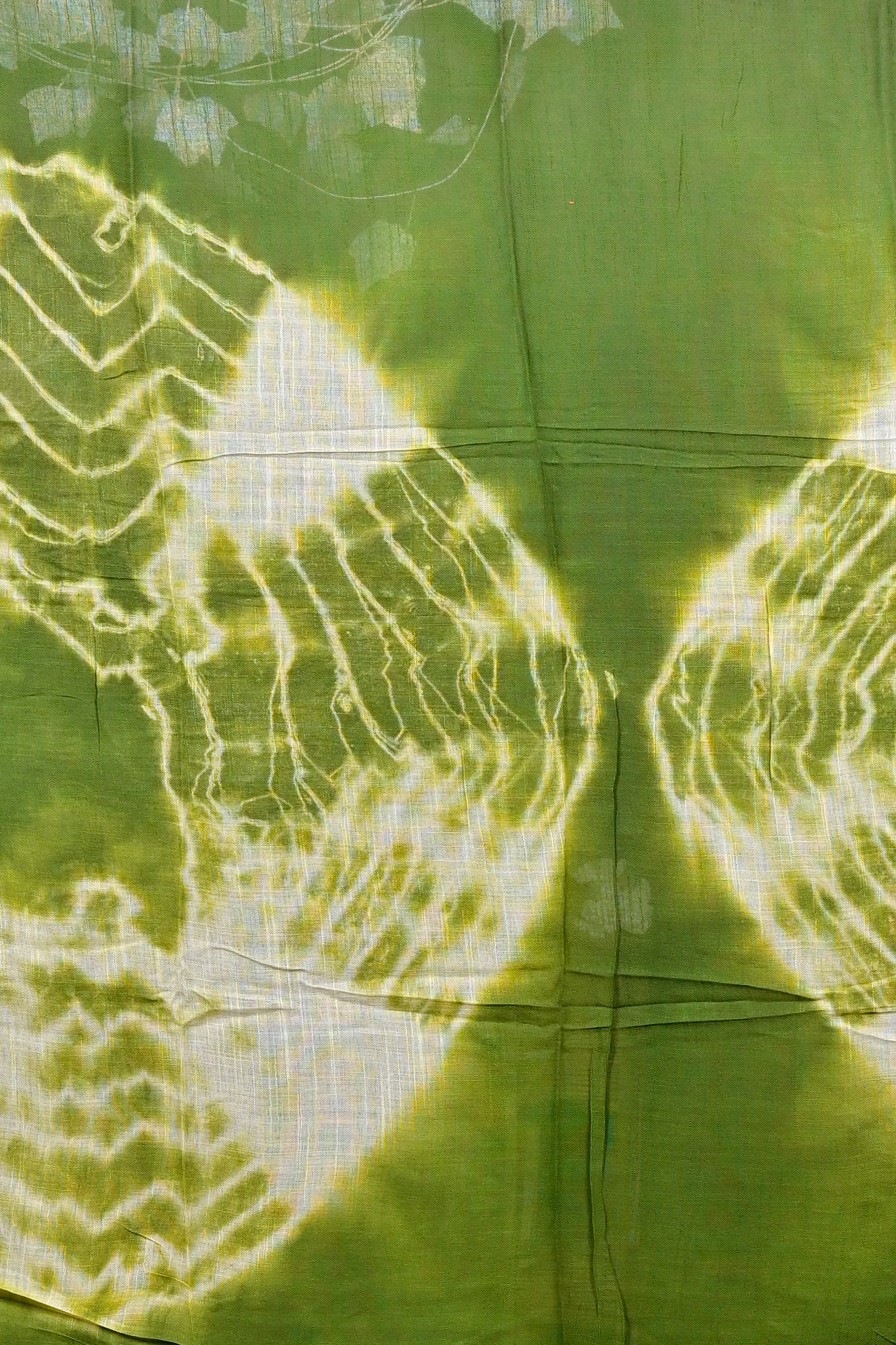 DipDiya Pure Cotton Green Finui Timeless Bengal Handloom Sarees