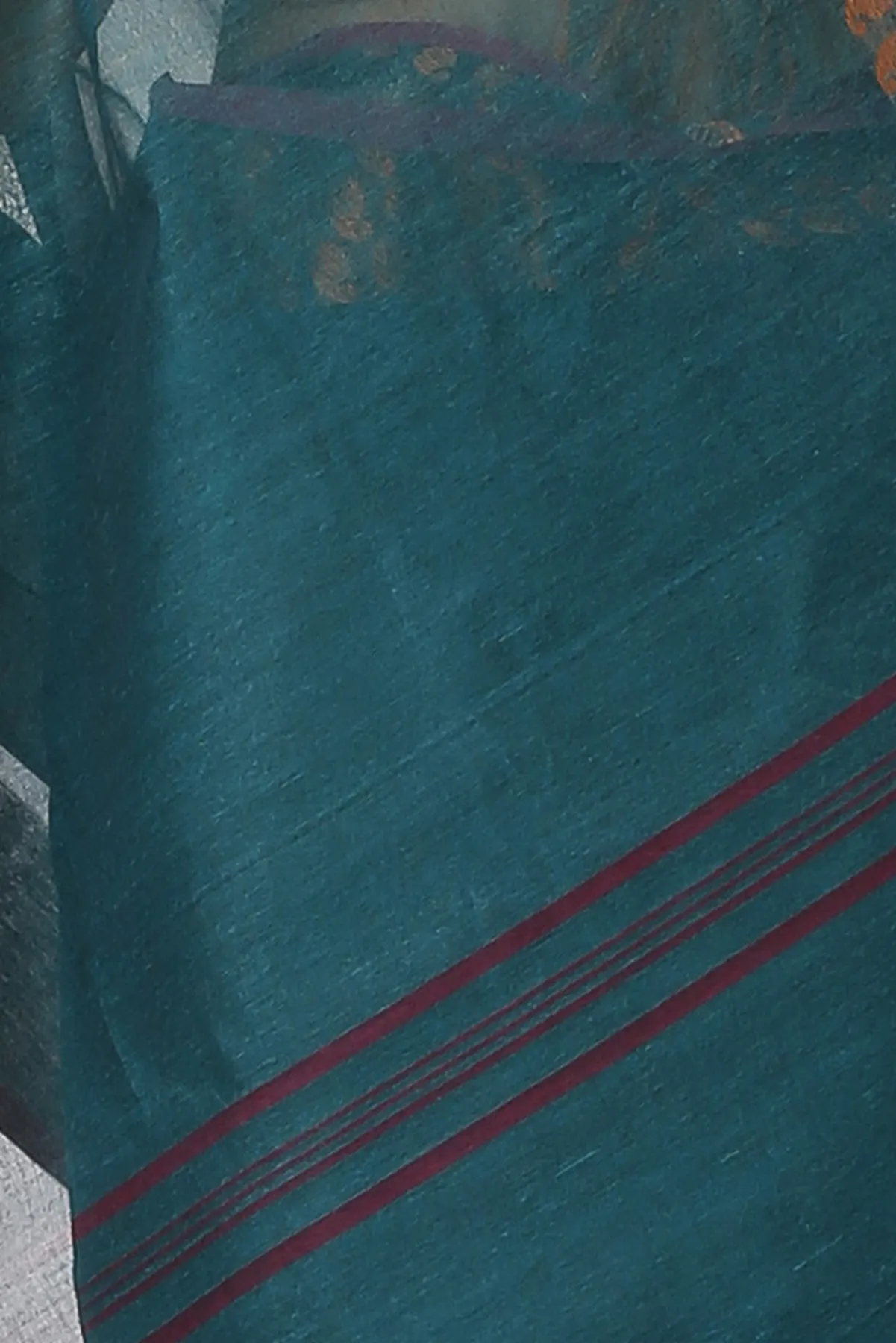 DipDiya Pure Cotton Green Lilan Heritage You Can Wear Tant Sarees