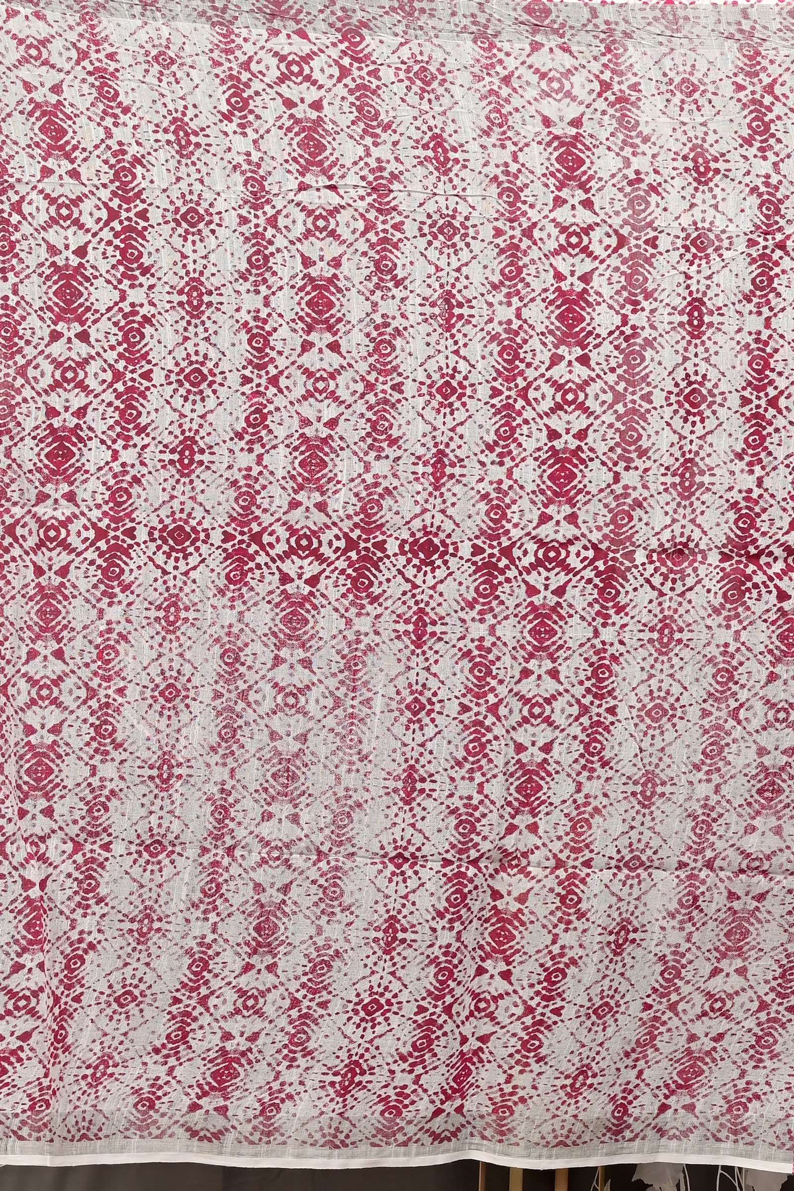 DipDiya Pure Cotton Green Purpel Dinesi Handloom Heritage Batik Print Sarees