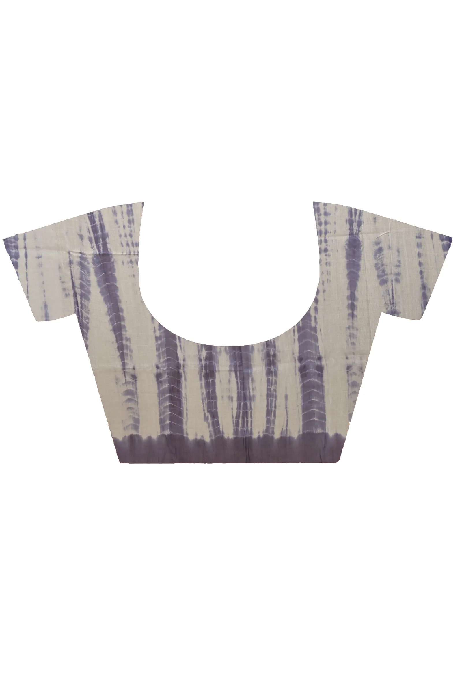 DipDiya Pure Cotton Lavender White Achmol Crafted in Bengal Badhni Dye Sarees