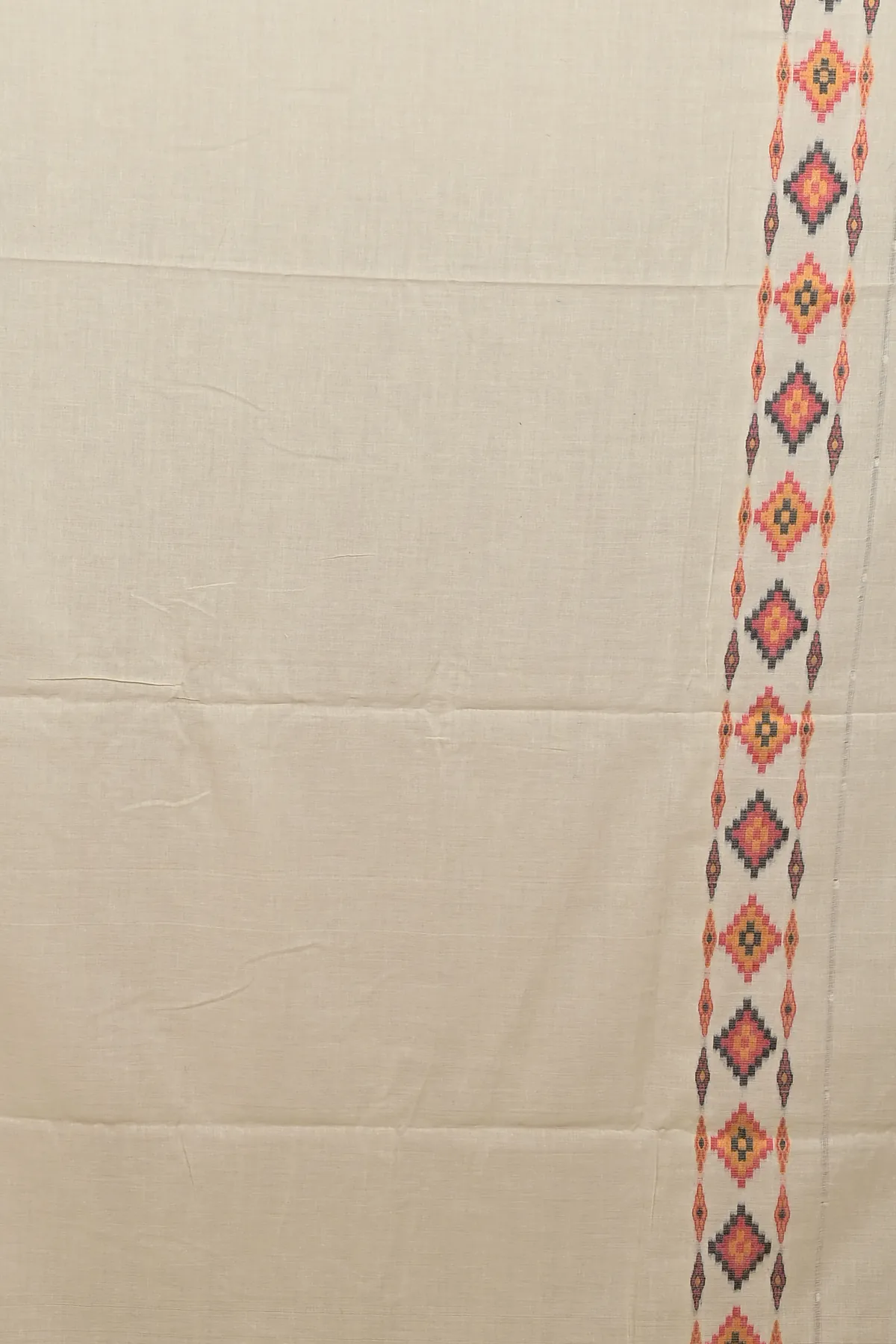 DipDiya Pure Cotton Light Grey Hitaashi Classic Grace Handloom Sarees