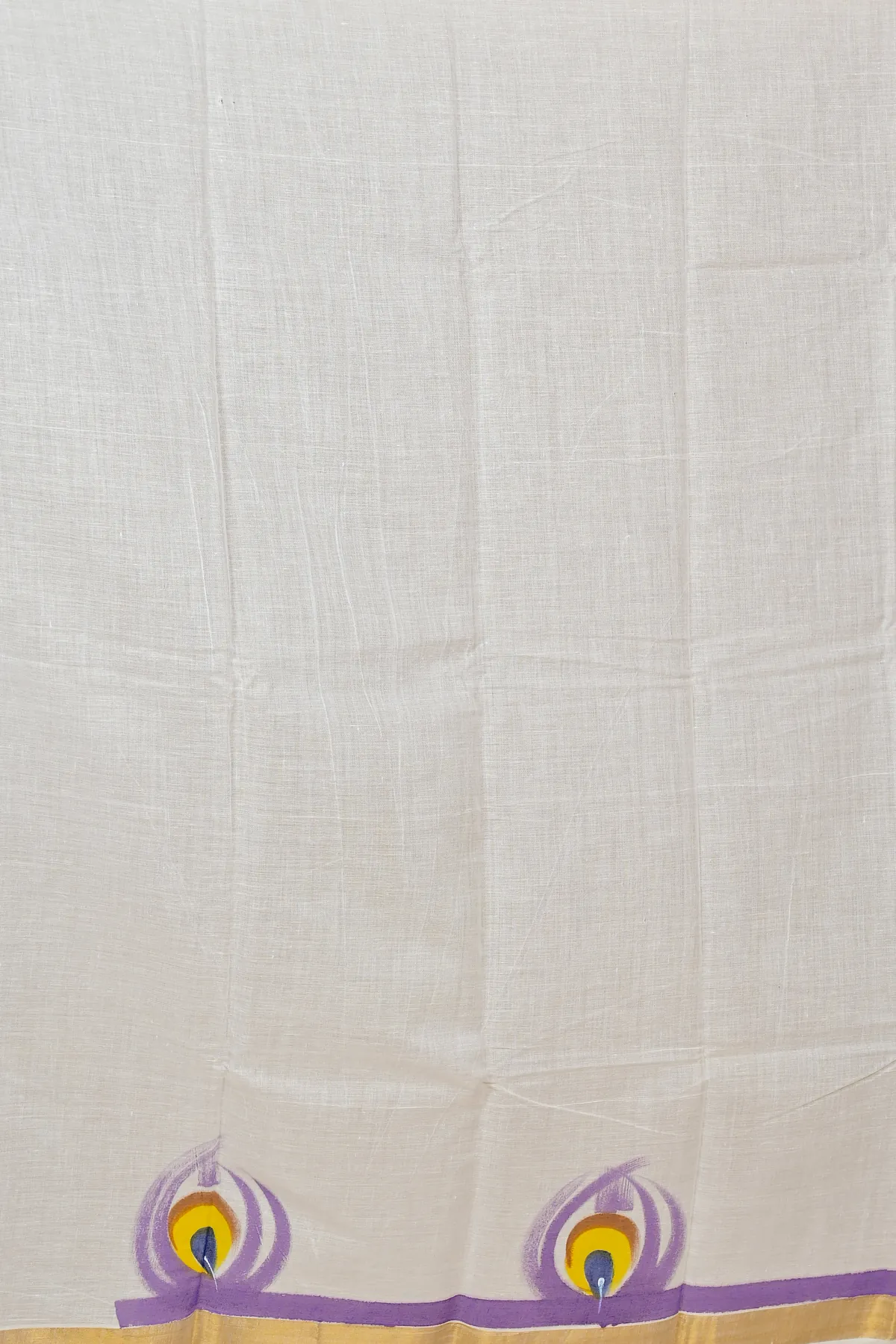 DipDiya Pure Cotton Multi-Coloured Hataka Bengal’s Traditions Hand Painted Sarees