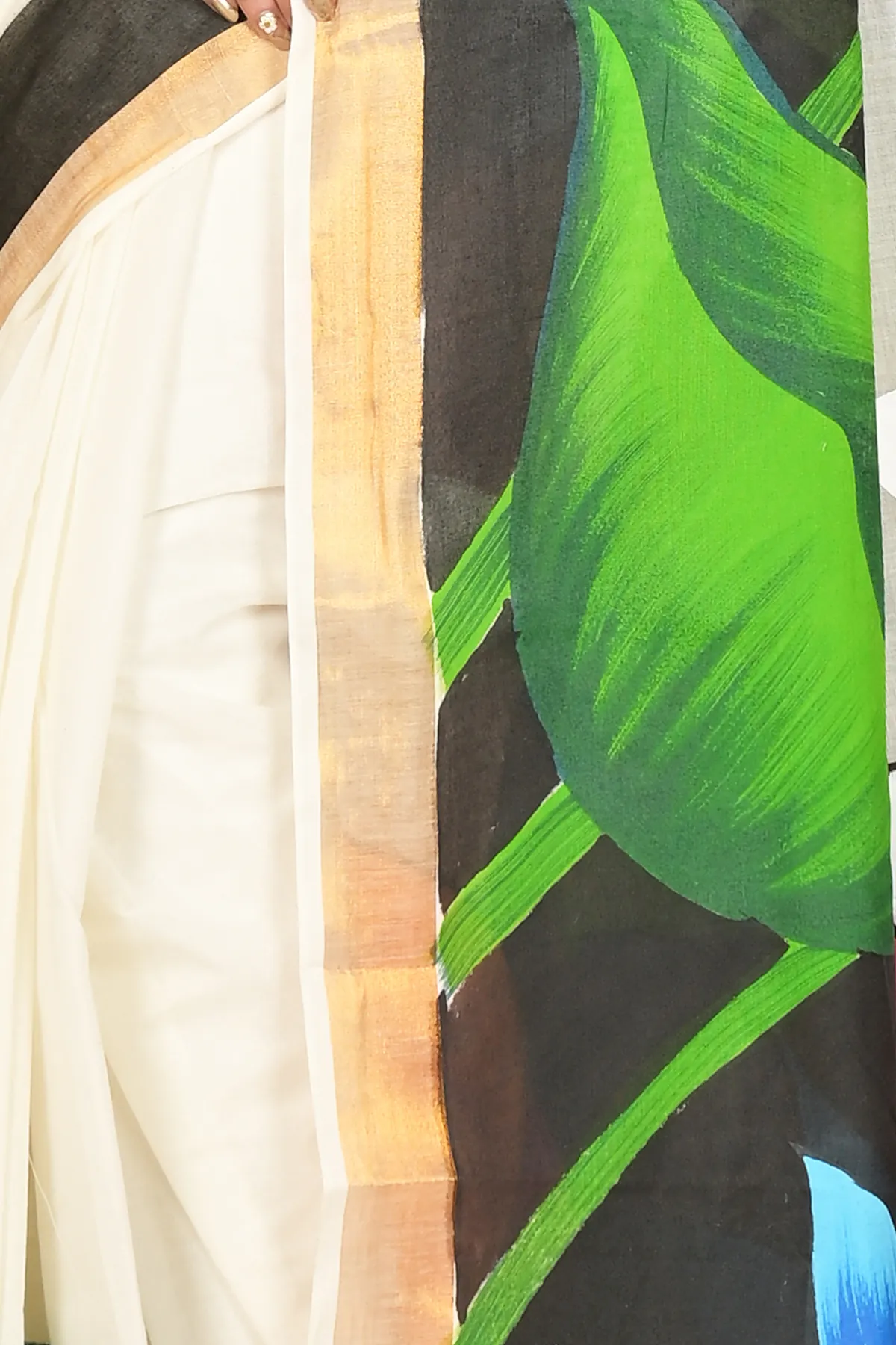 DipDiya Pure Cotton Multi-Coloured Hataka Tradition in Every Thread Hand Painted Sarees
