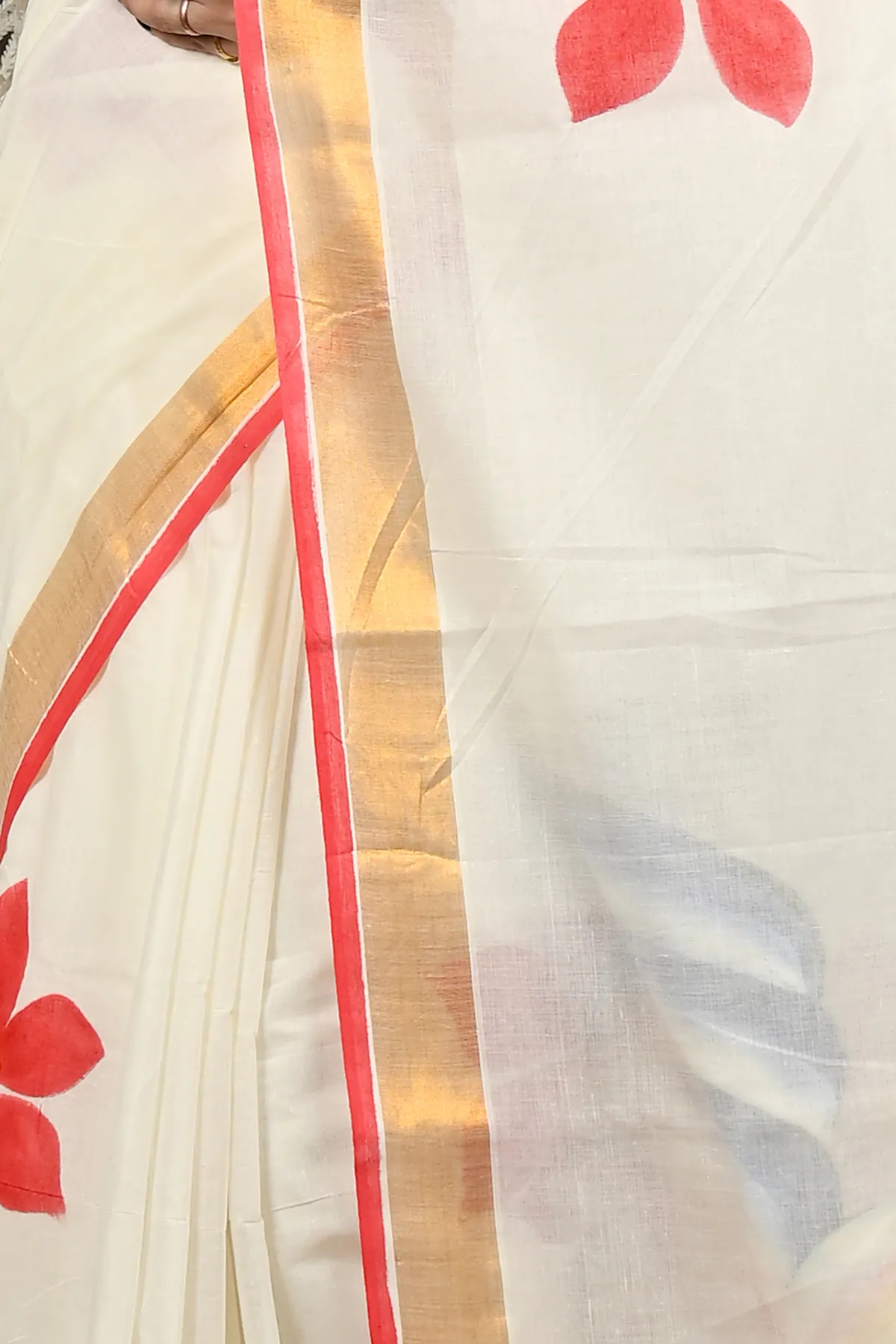 DipDiya Pure Cotton Multi-Coloured Hataka Woven with Traditions Hand Painted Sarees
