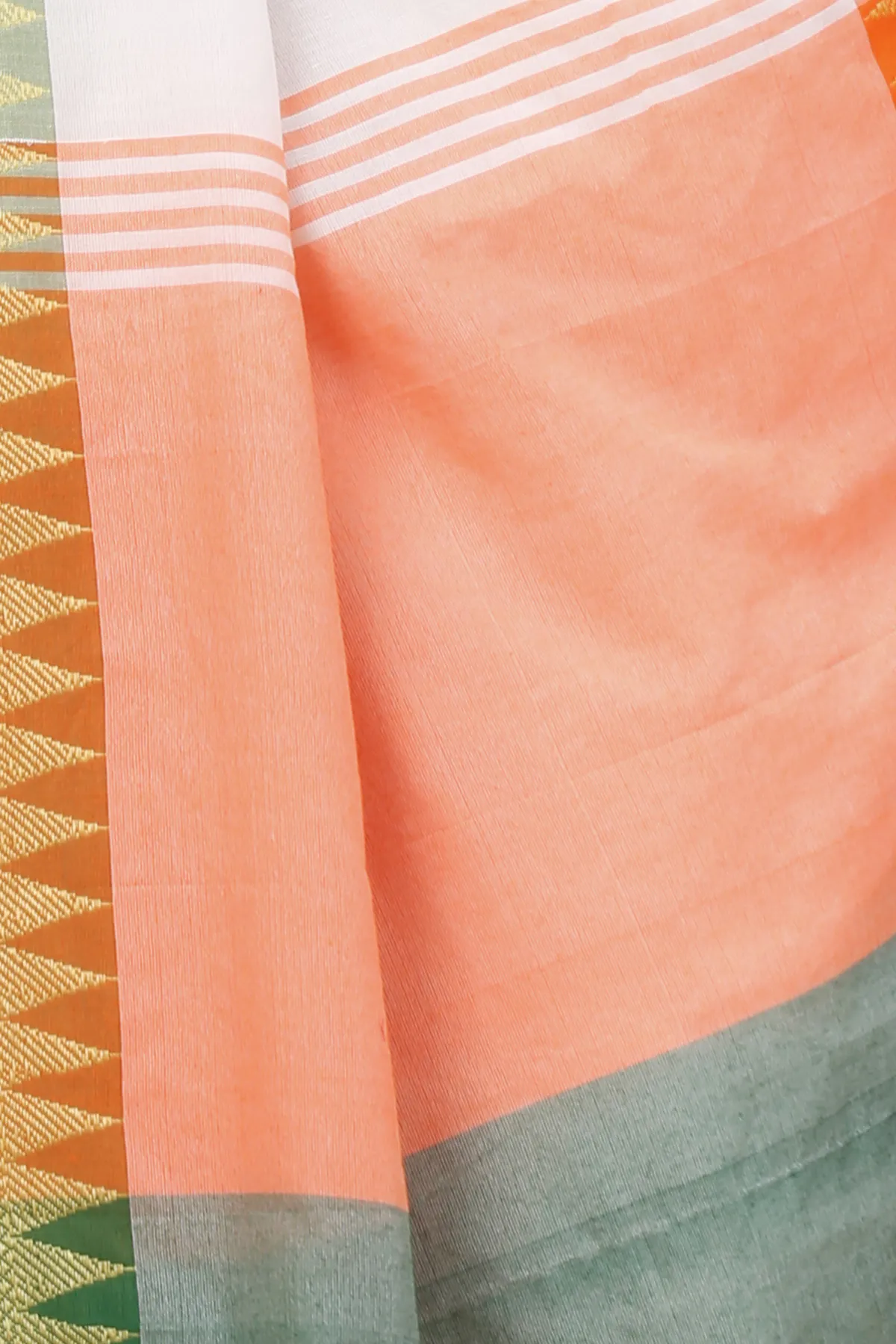 DipDiya Pure Cotton Multi-Coloured Mala Traditional Elegance Handloom Sarees