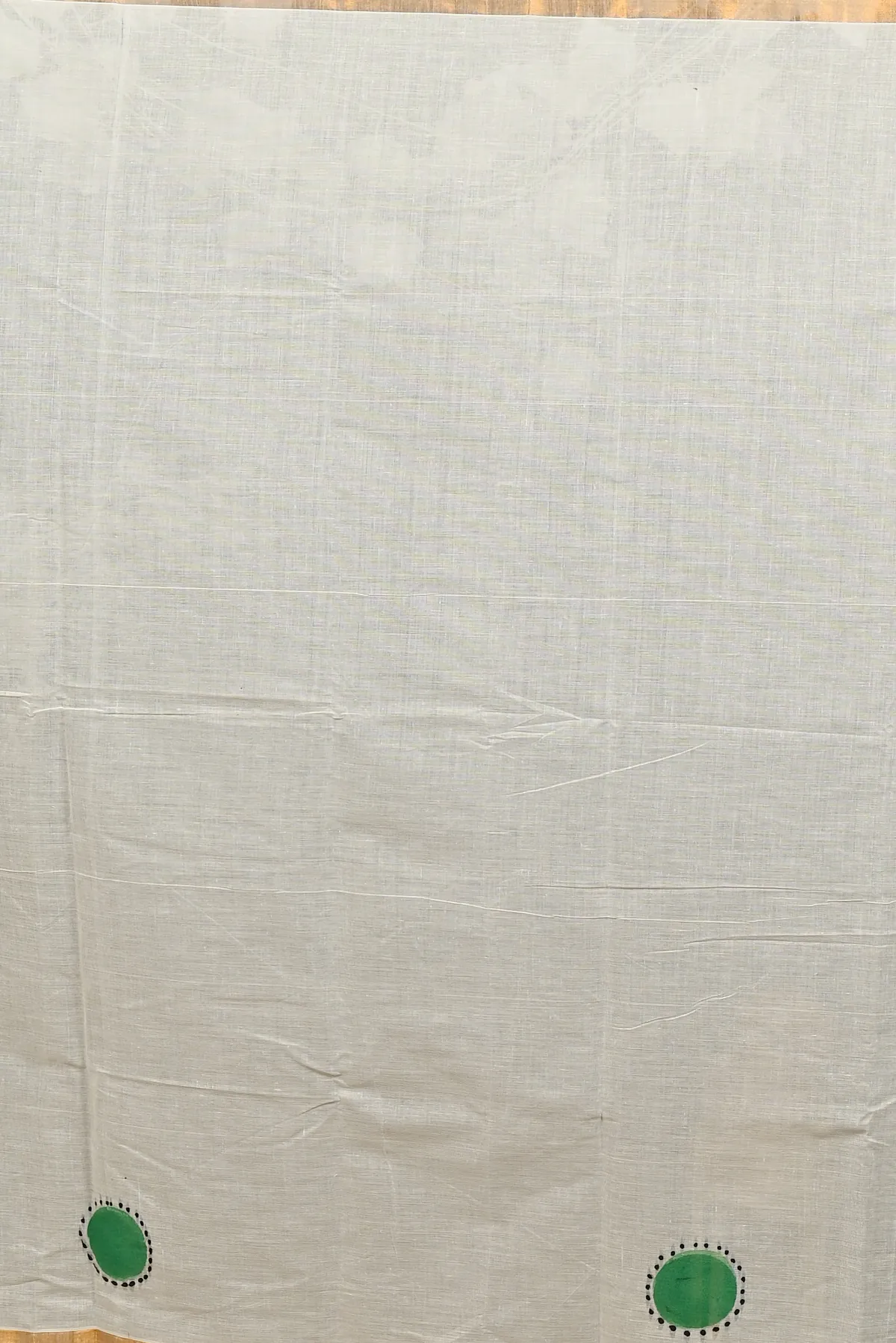 DipDiya Pure Cotton Multi Hataka Traditional Bengali Hand Painted Sarees