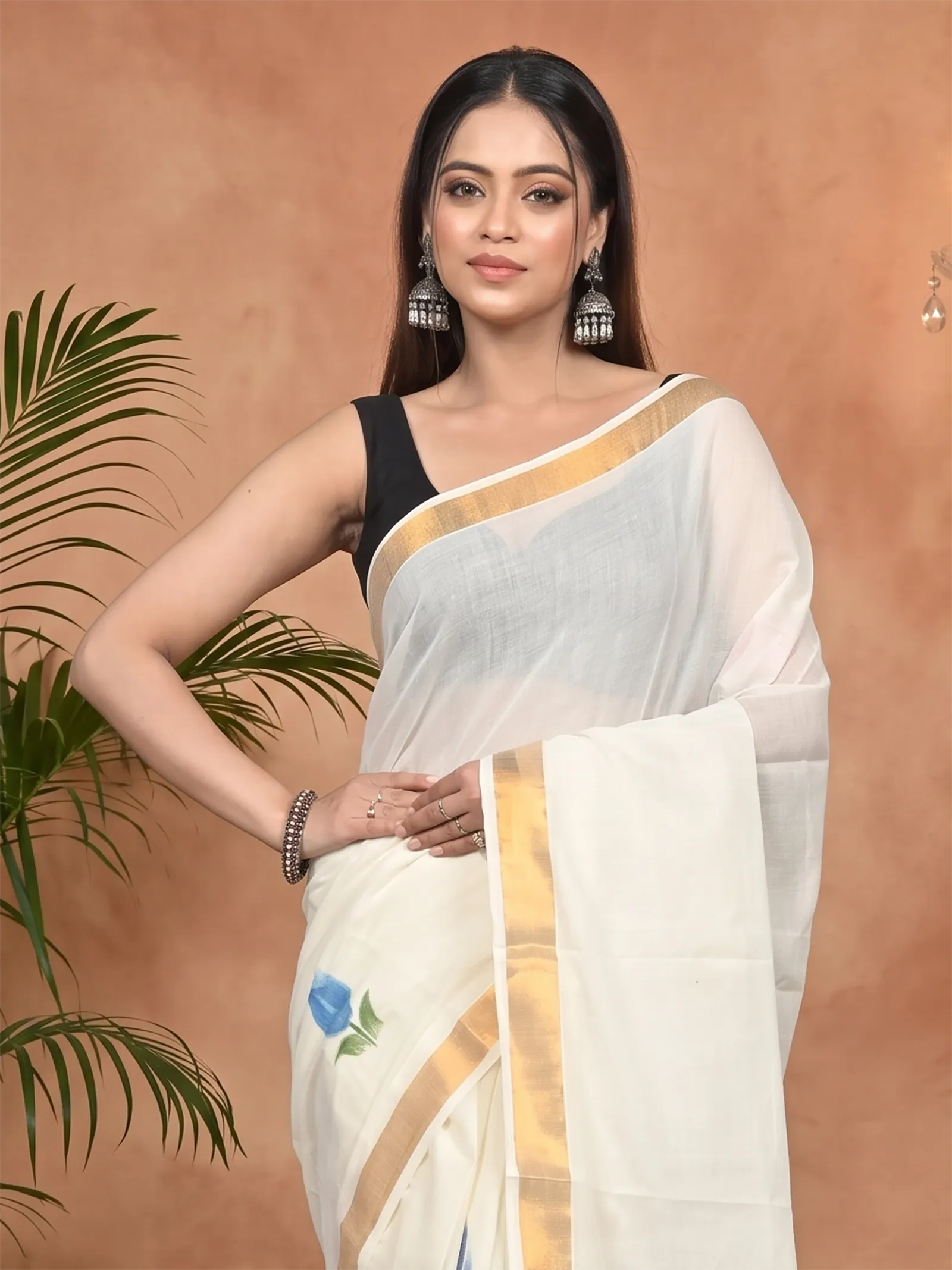 DipDiya Pure Cotton Multycolor Hataka Loom to Love Hand Painted Sarees