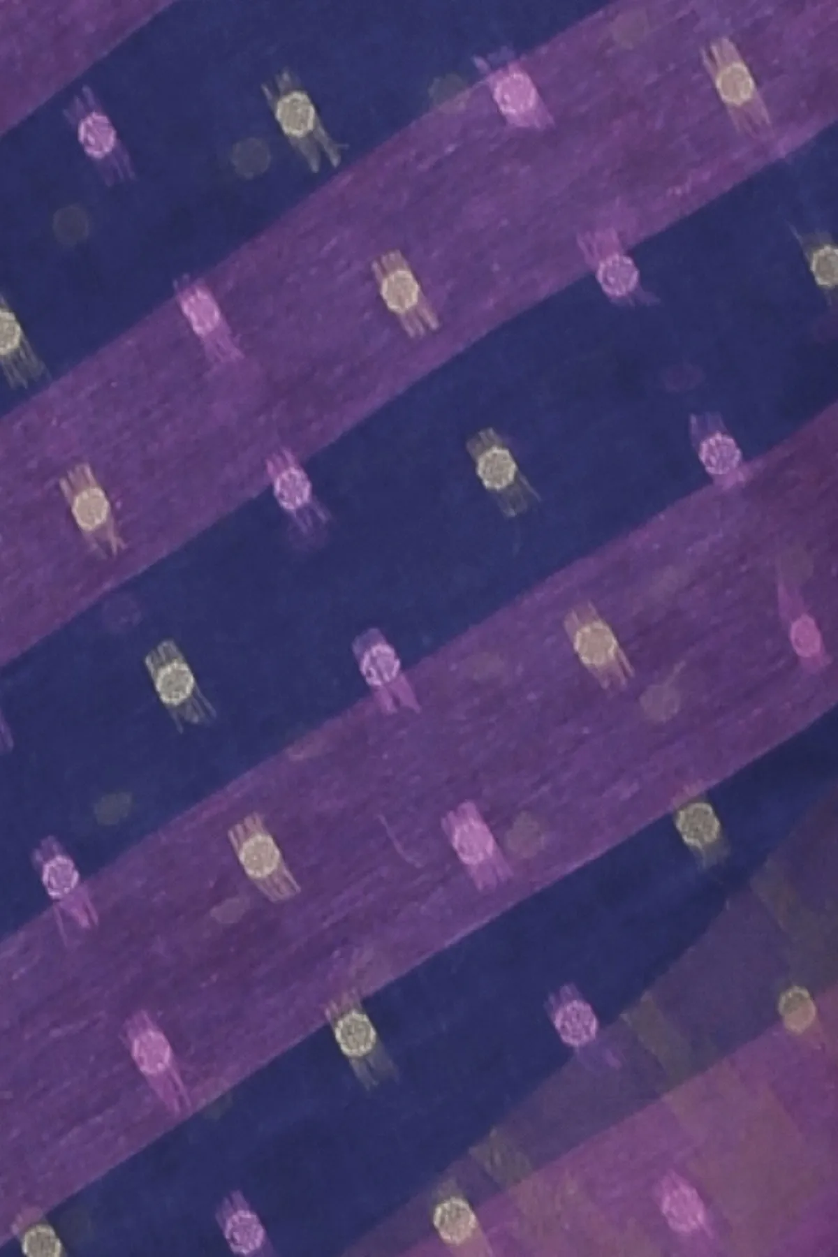 DipDiya Pure Cotton Naby Blue Jamuna Heritage You Can Wear Tant Sarees