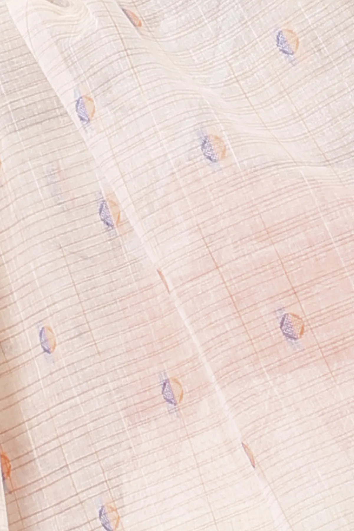 DipDiya Pure Cotton Orange Ishvari The Bengali Classic Tant Sarees