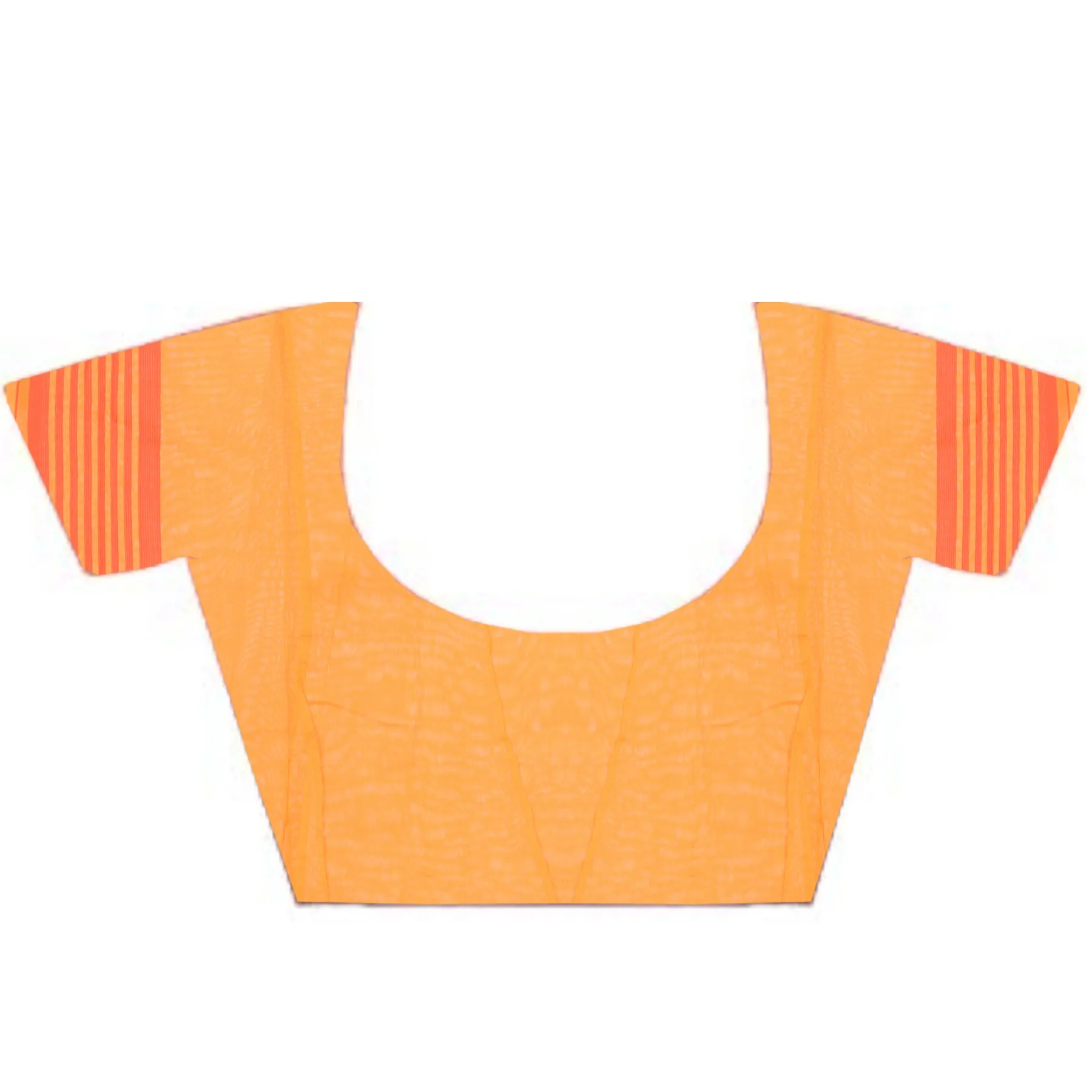DipDiya Pure Cotton Orange Minakari Jmdni Woven with Love Jamdani Sarees