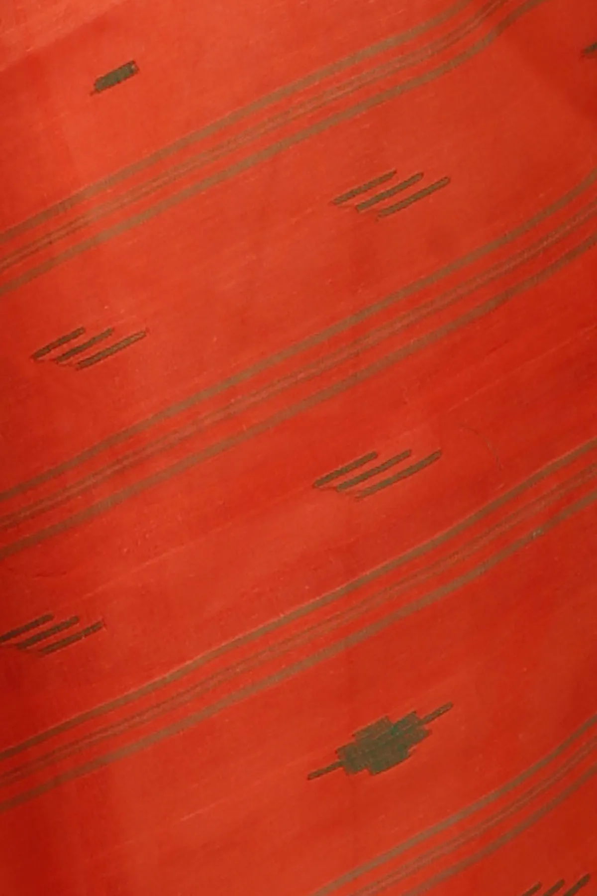 DipDiya Pure Cotton Orange Naman Threads of Tradition Tant Sarees