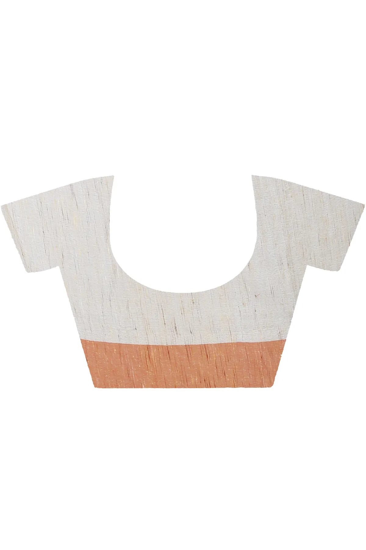DipDiya Pure Cotton Orange White Kusu A Legacy Woven Handloom Sarees