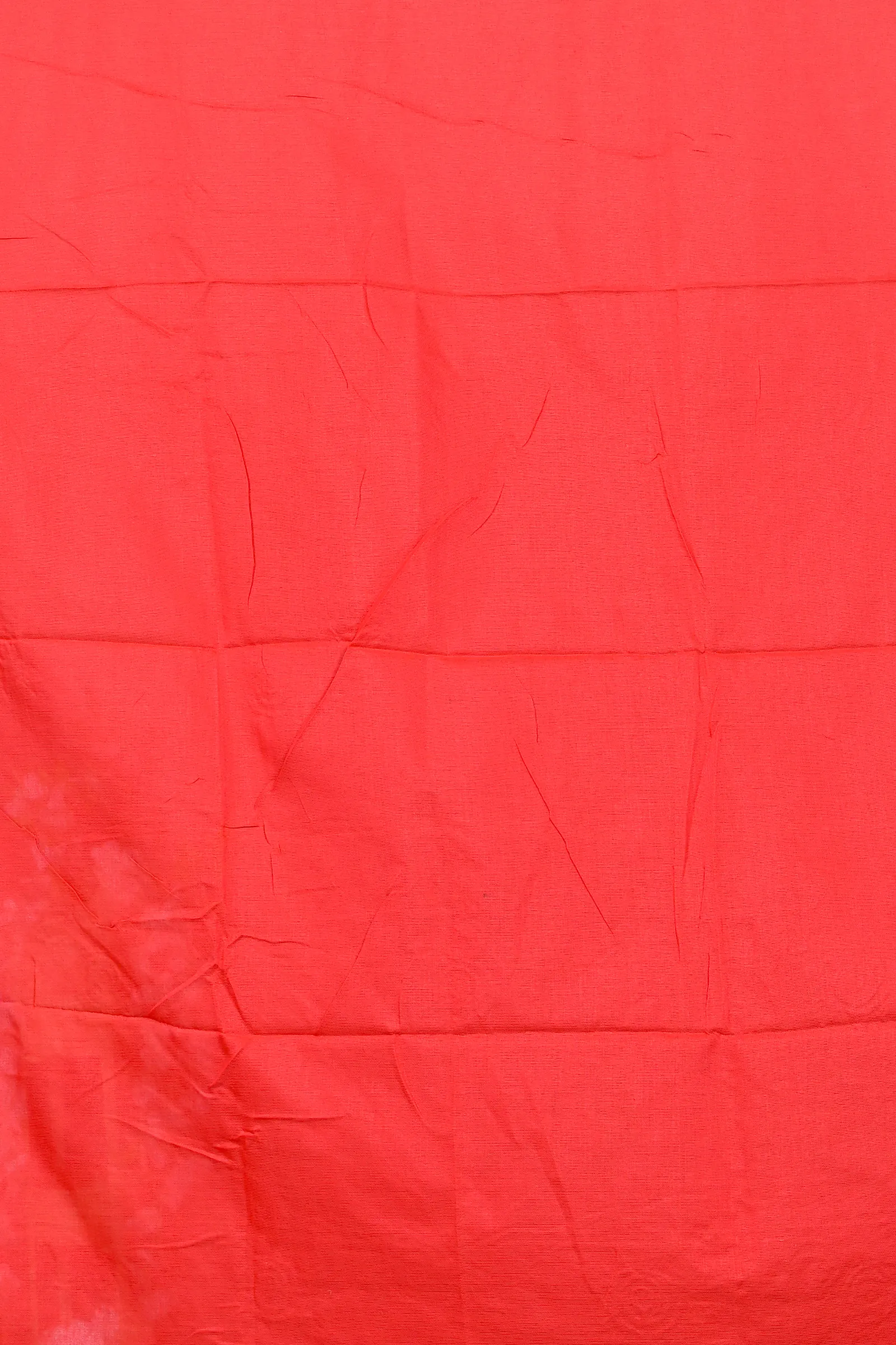 DipDiya Pure Cotton Red Parag Traditional Bengali Embroidery Handloom sarees