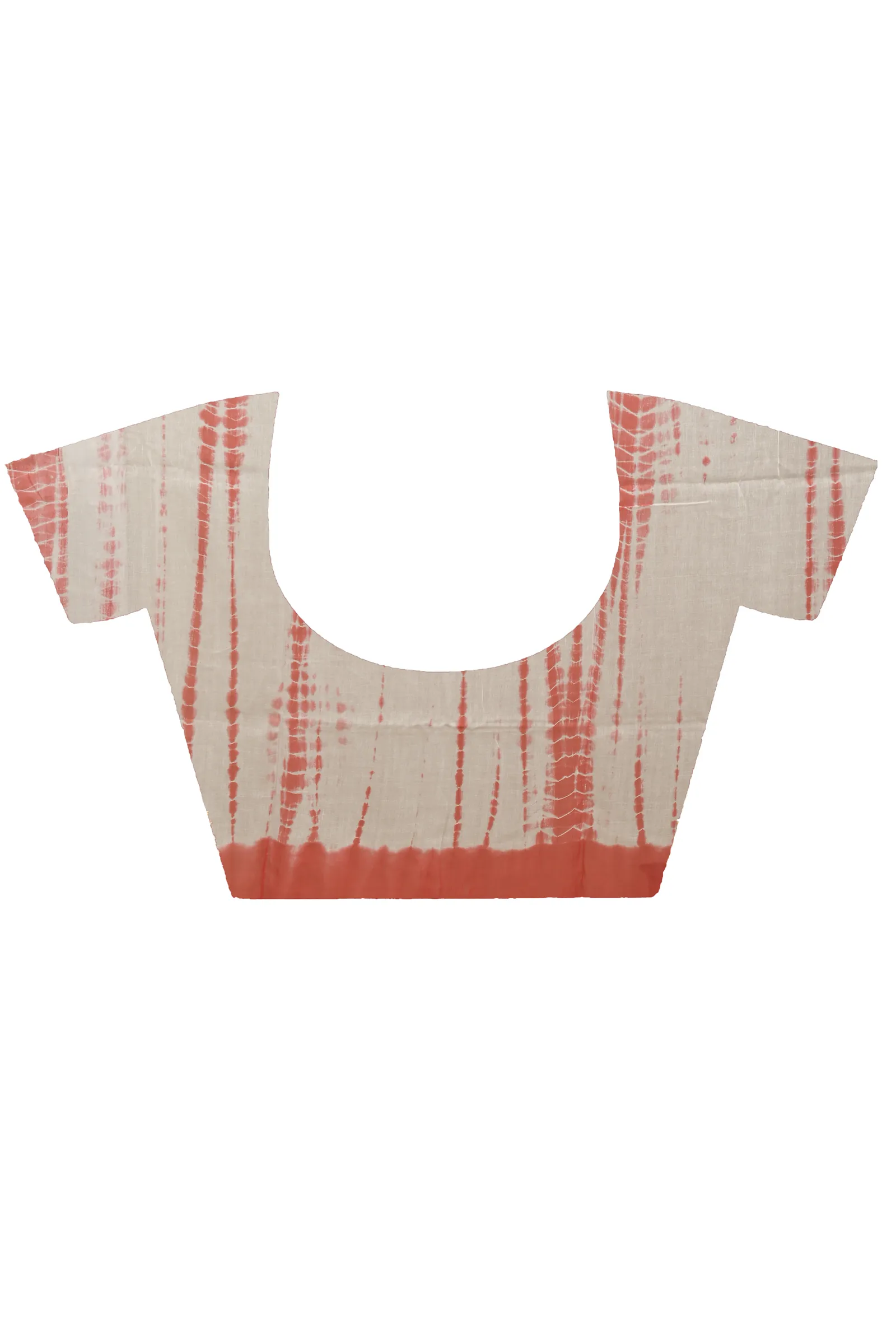 DipDiya Pure Cotton Red White Achmol Grace of Bengal Badhni Dye Sarees