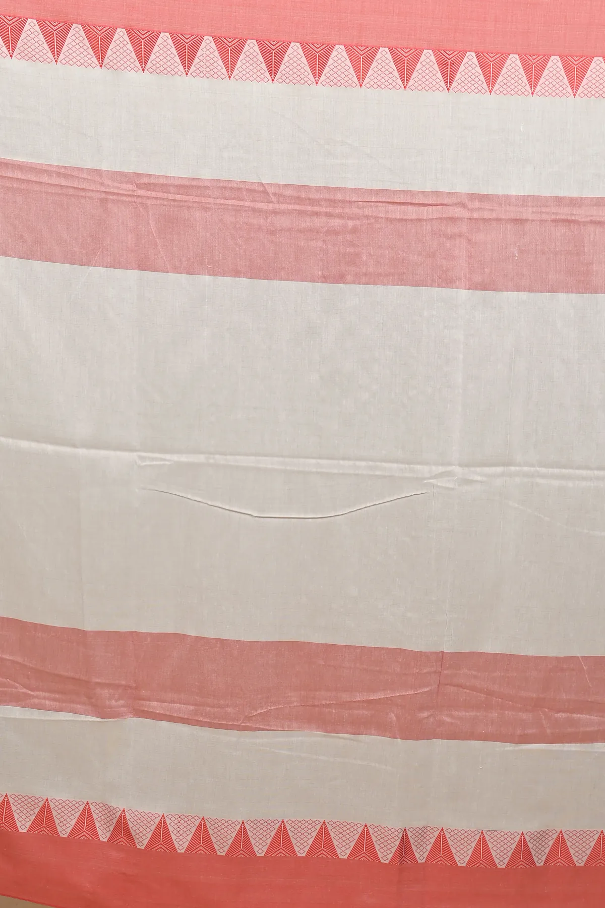 DipDiya Pure Cotton Red White Hiran Woven with Love Handloom Sarees