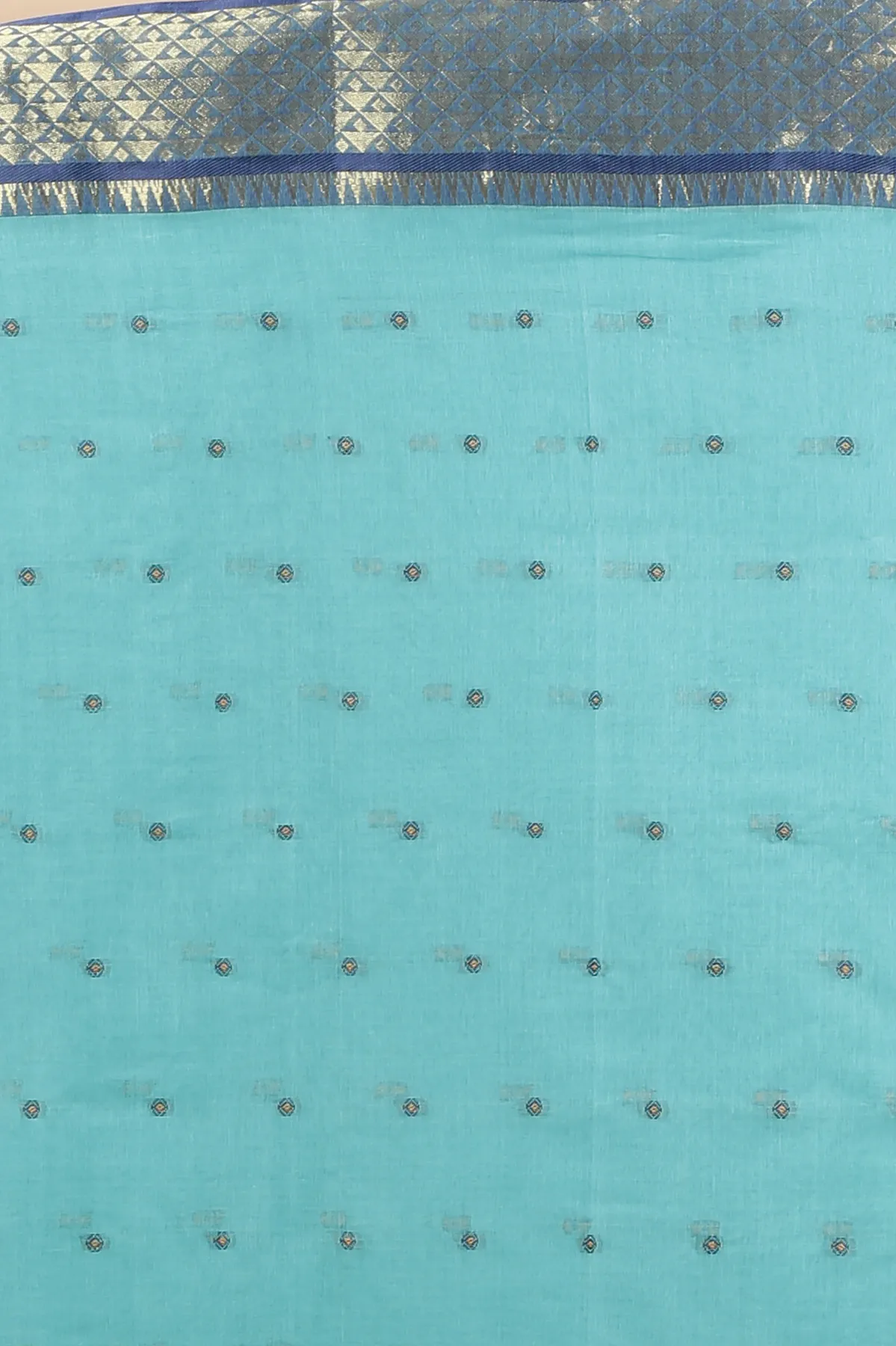 DipDiya Pure Cotton See Green Peral Crafted in Bengal Tant Sarees