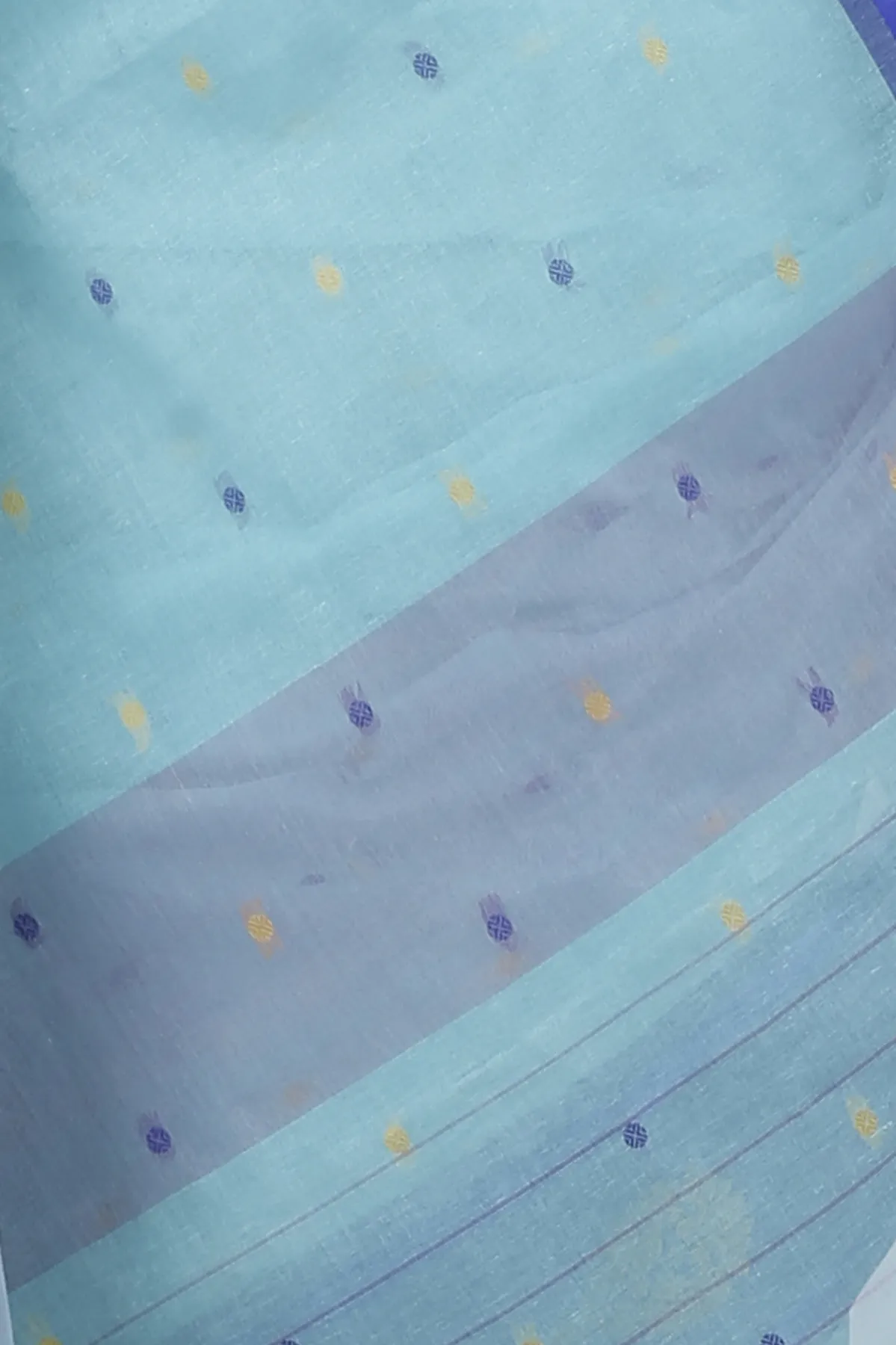 DipDiya Pure Cotton See Green Upala Stories of Bengal Tant Sarees