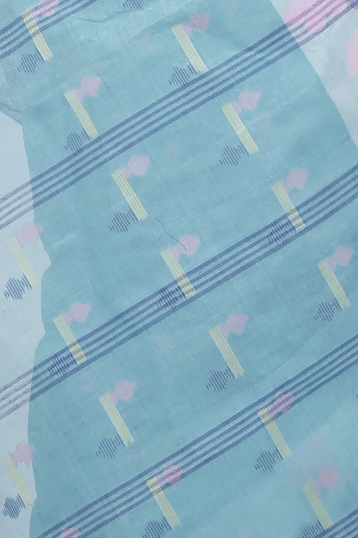 DipDiya Pure Cotton See Green Urva Crafted by Artisans Tant Sarees