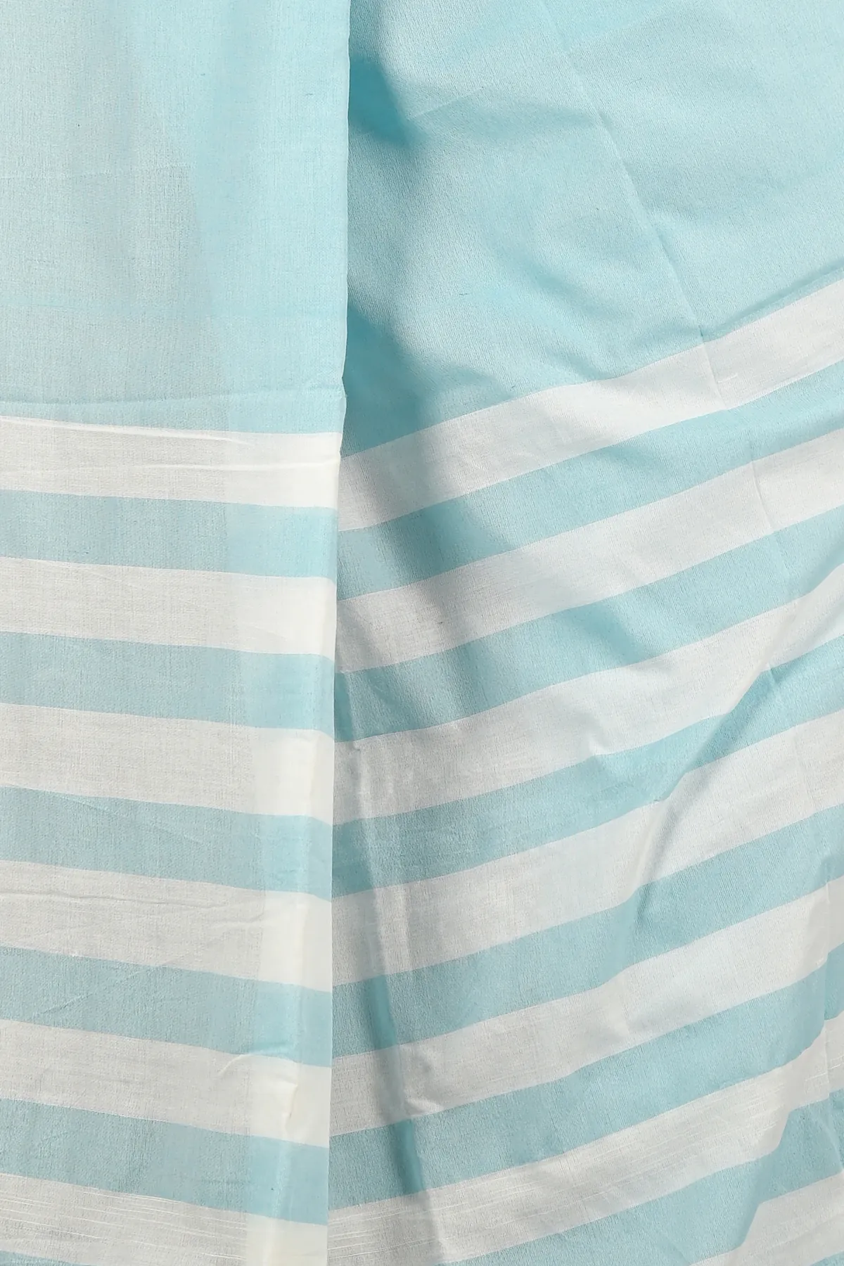 DipDiya Pure Cotton Sky Blue Bisti Timeless Elegance Handloom Sarees