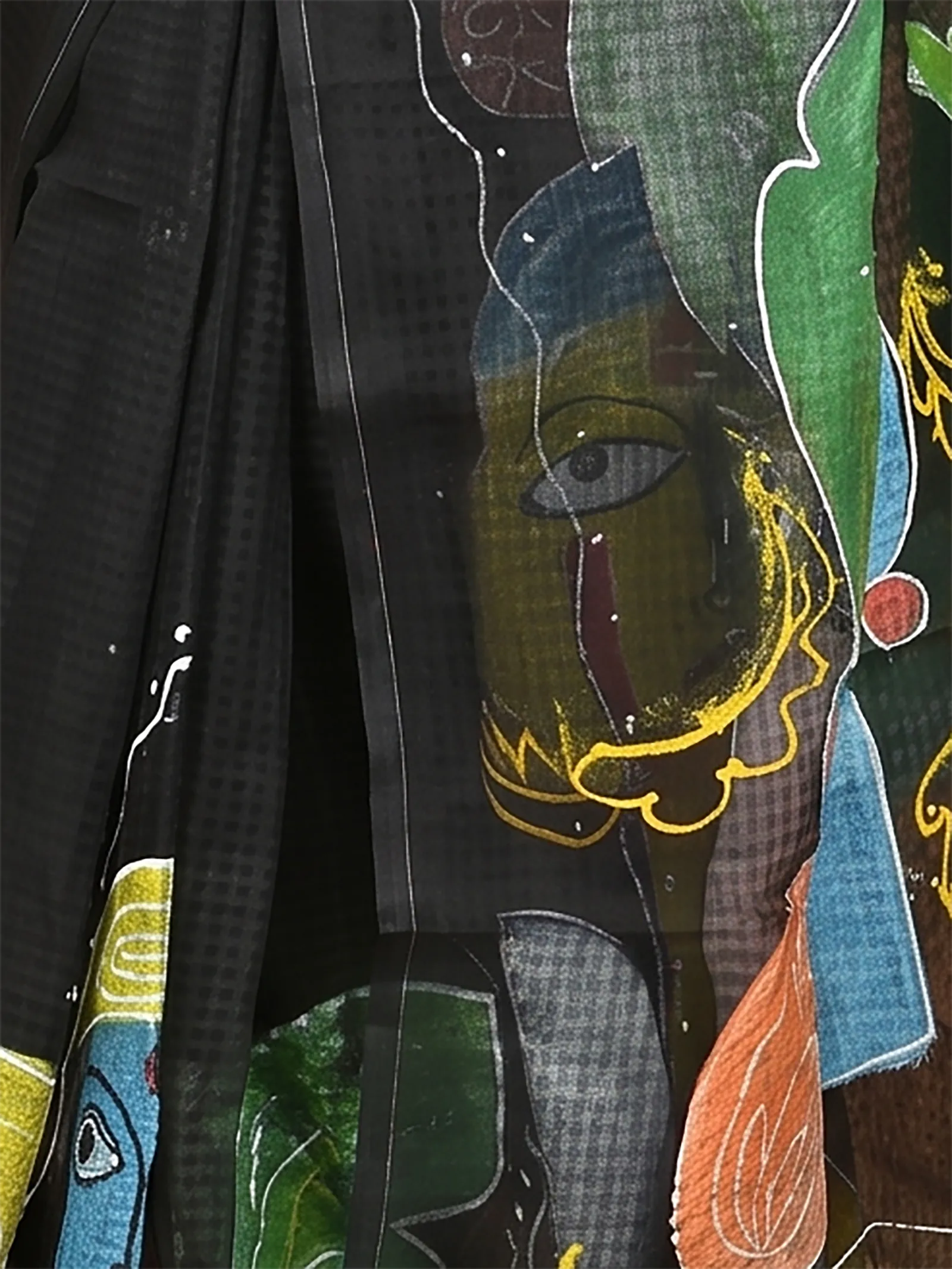 DipDiya Pure Cotton  Traditional Bengali Black Artisan Crafted Kotafab Kota Fabric Saree