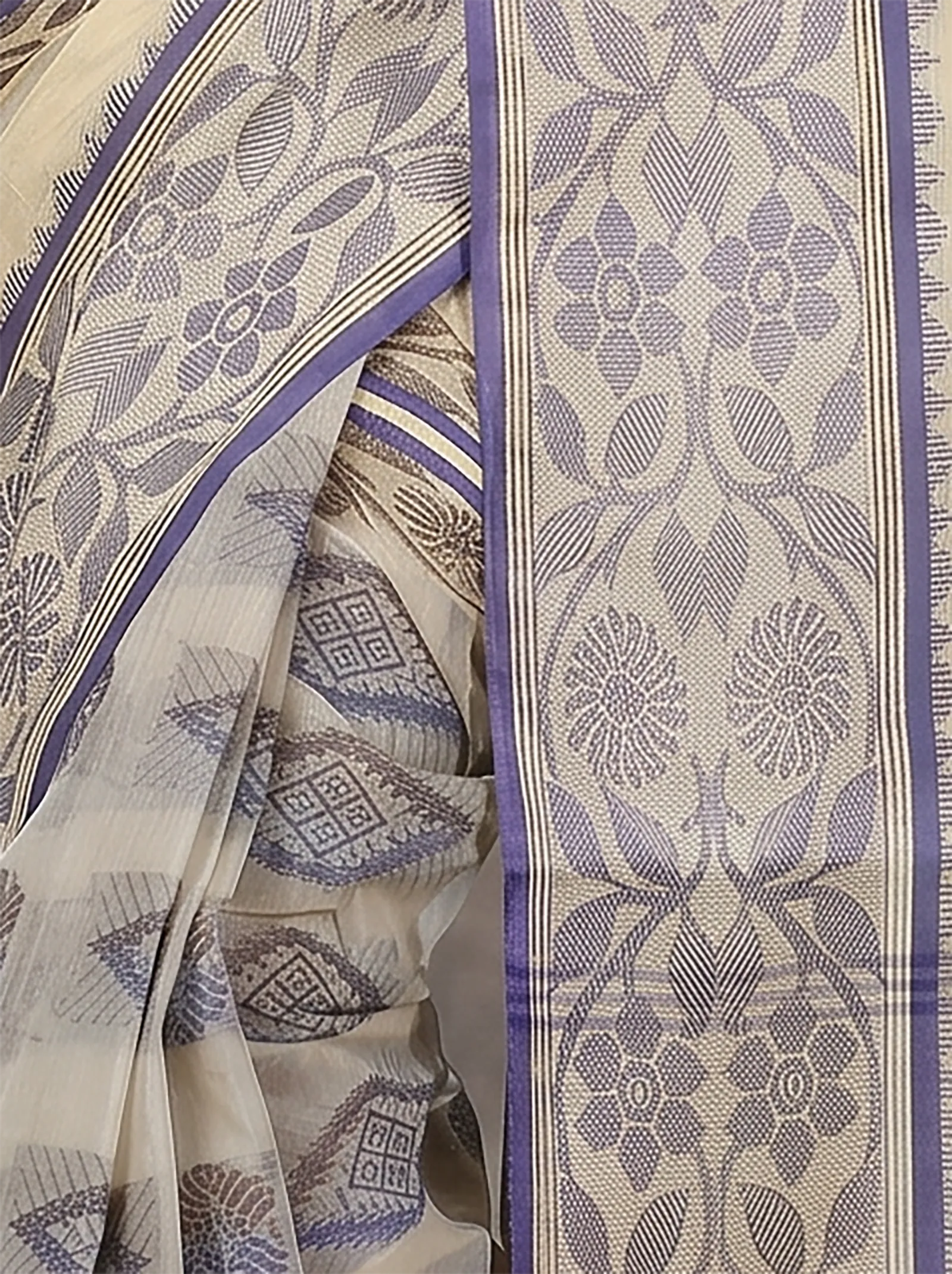 DipDiya Pure Cotton  Traditional Bengali Brown Artisan Crafted Sadasob Tant Saree