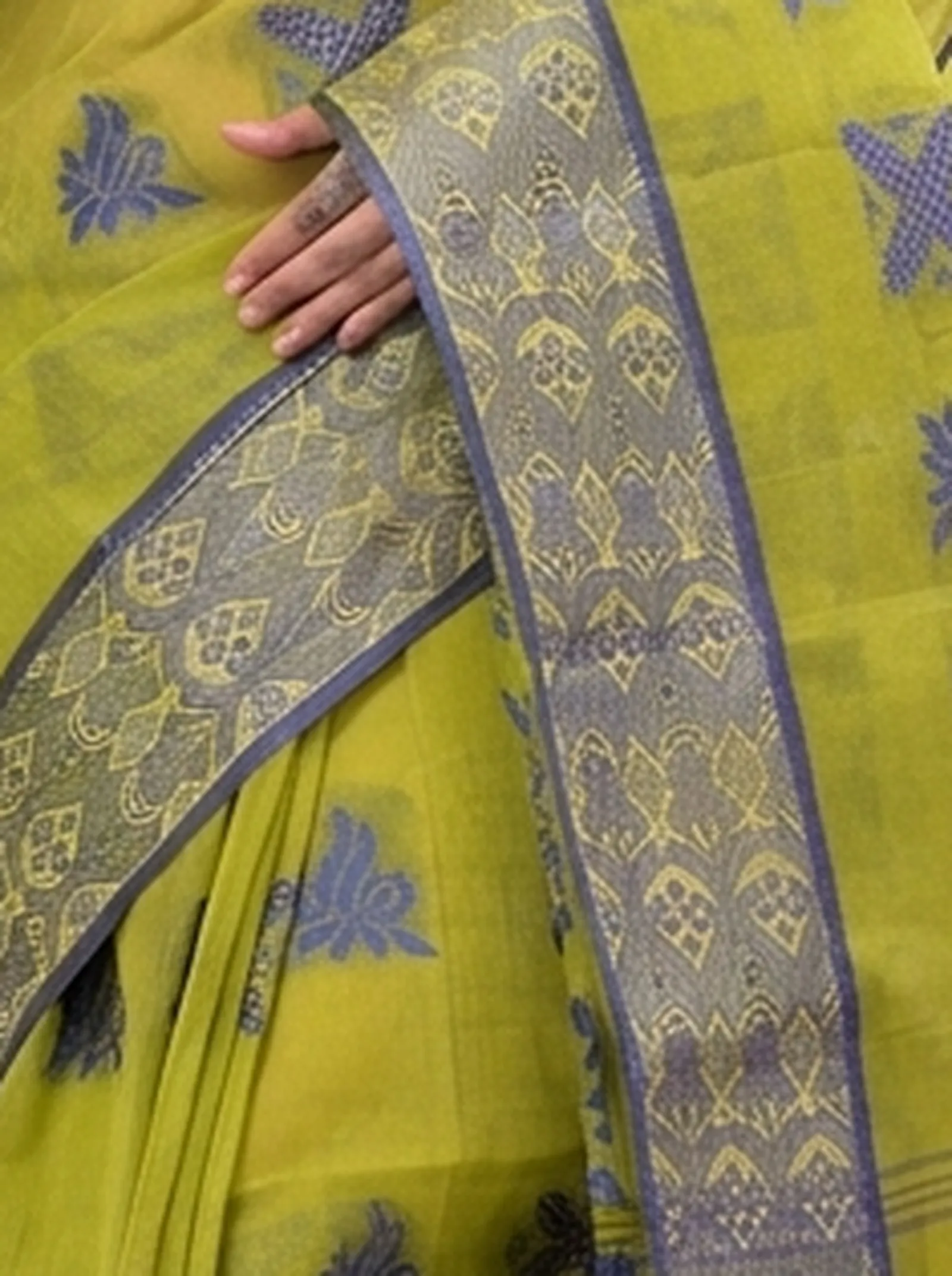 DipDiya Pure Cotton  Traditional Bengali Green Artisan Crafted Suparna Buti Tant Saree