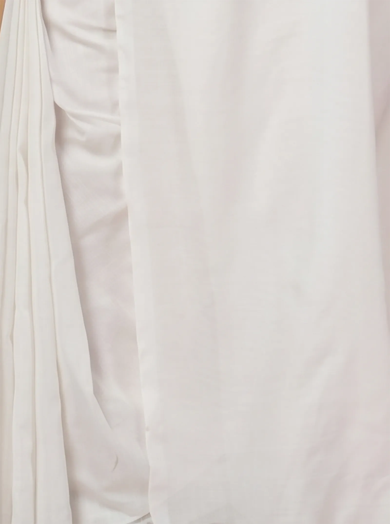 DipDiya Pure Cotton  Traditional Bengali White Artisan Crafted ThanKhadi Handloom Saree