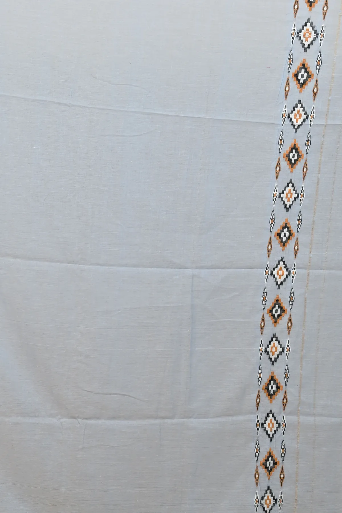 DipDiya Pure Cotton Ultra Blue Hitaashi Crafted in Bengal Handloom Sarees