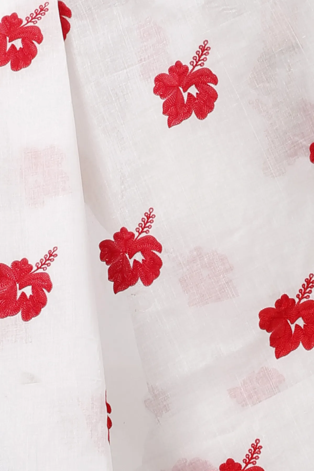 DipDiya Pure Cotton White Golden Leo Timeless Elegance Embroidery Tant Sarees