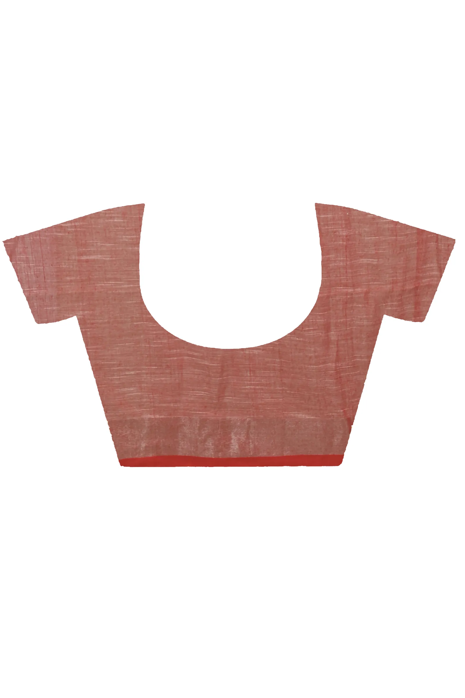 DipDiya Pure Cotton White Red Achkol Woven with Tradition Handloom Sarees