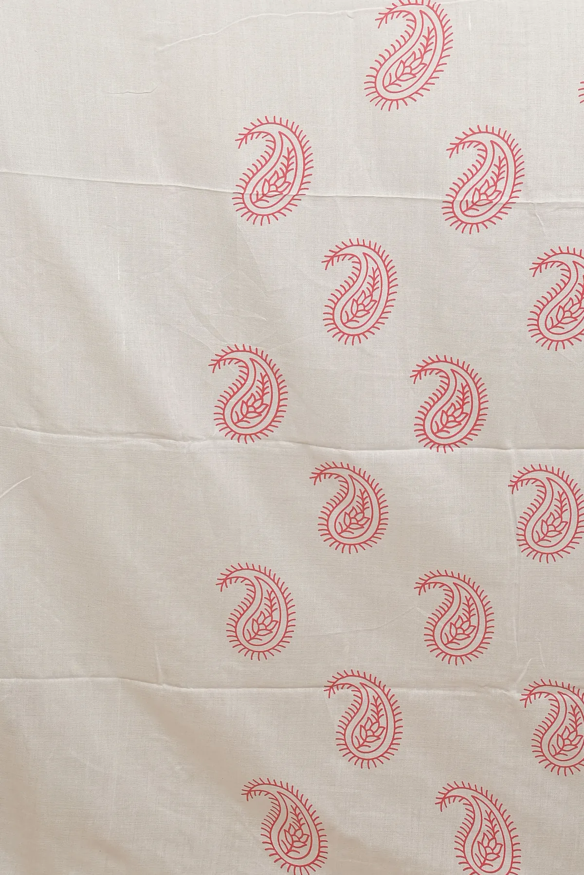 DipDiya Pure Cotton White Red Pinal Handloom Heritage Printed Handloom Sarees