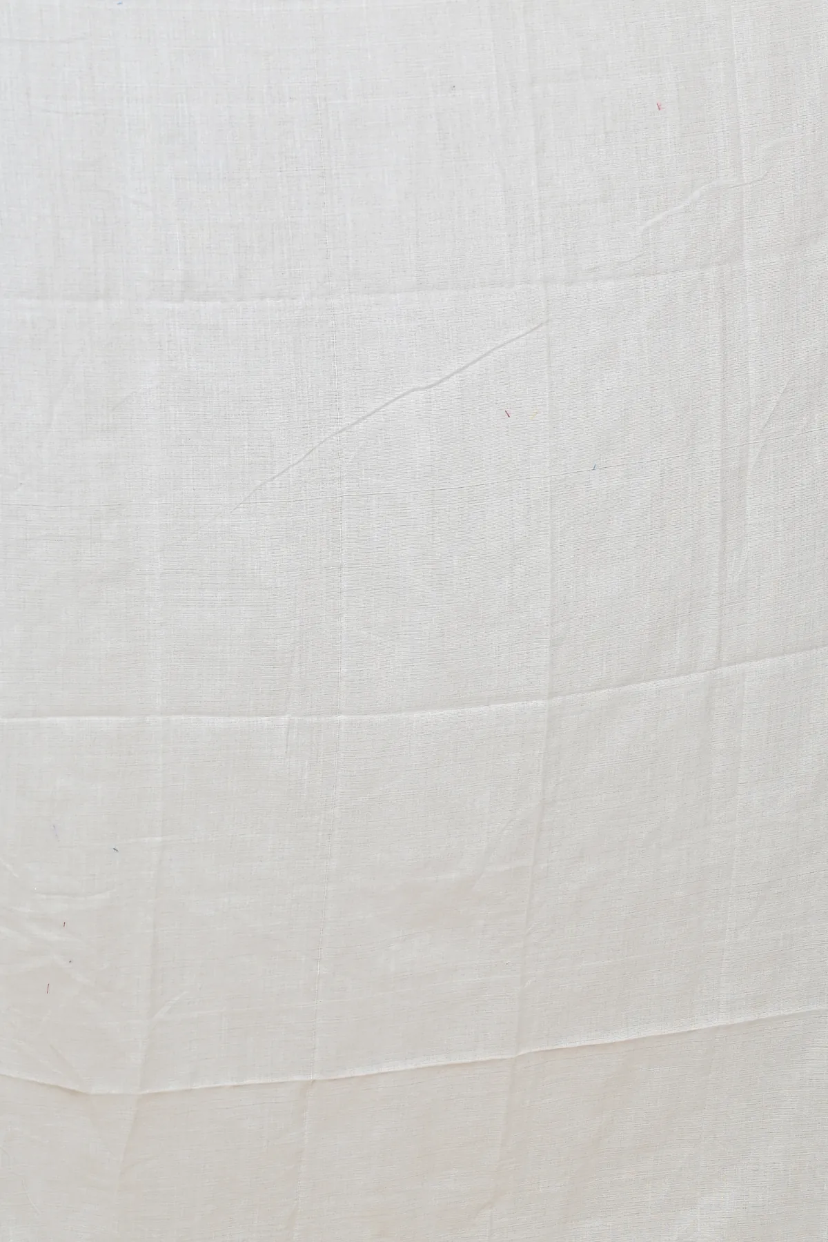 DipDiya Pure Cotton White Thanli Artisan Crafted Handloom Sarees