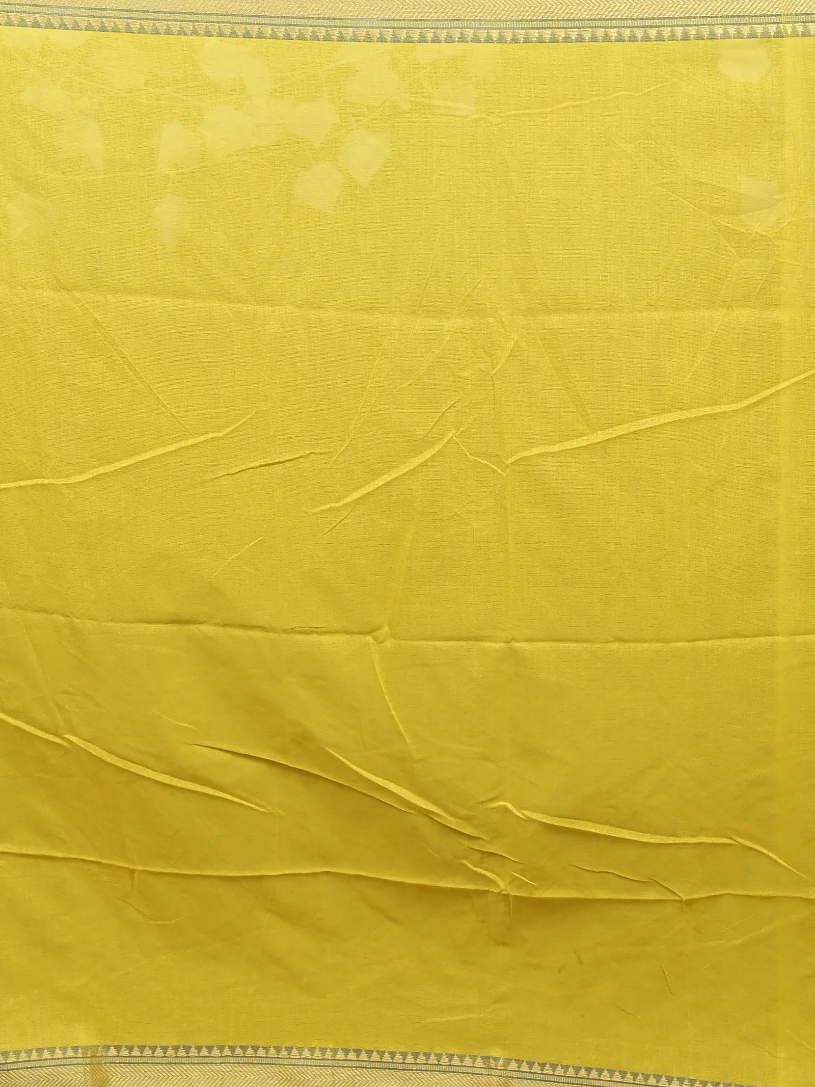 DipDiya Pure Cotton Yellow Nopra Bengal in Every Thread Handloom Sarees