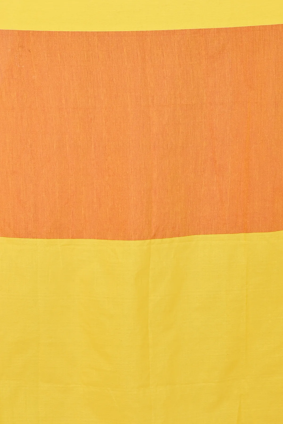 DipDiya Pure Cotton Yellow Red Khadaka Kousiki Grace of Bengal Hand Painted Sarees